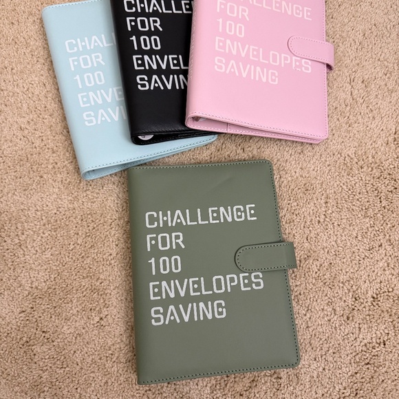 GREEN 100 Money Savings Challenge A5 Money Binder Book Money Budget Book Budget - Picture 2 of 8